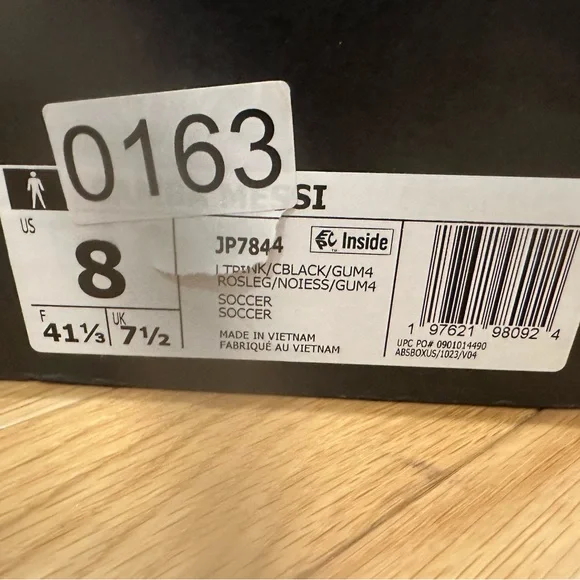 Adidas Messi Samba Pink/Black/Gum Bottom NIB - Picture 5 of 10